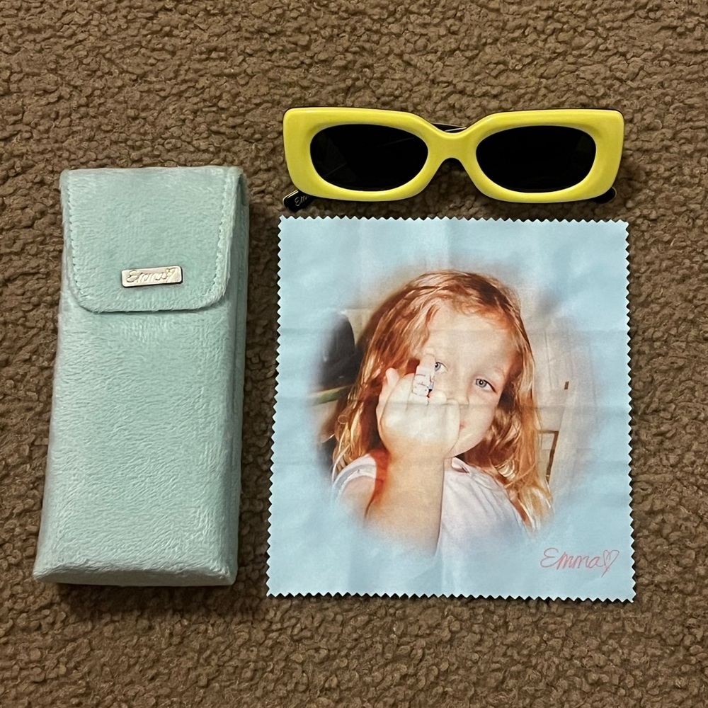 Crap Eyewear Yellow Sunglasses